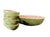 Vintage Mid-Century Modern Watermelon Ceramic Serving Set – 5-Piece Hand-Painted Trompe L’Oeil Fruit Bowls, Americana Folk...
