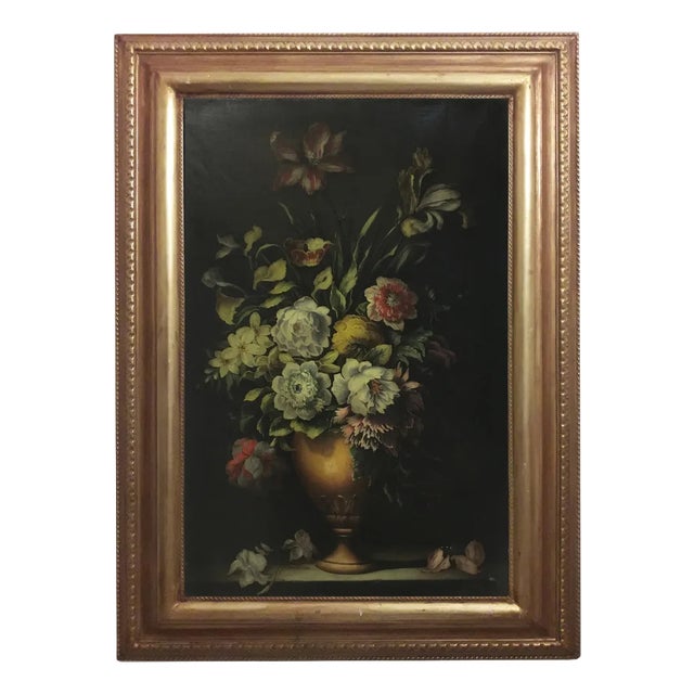 Carlo De Tommasi, Floral Still Life, 2008, Oil on Canvas For Sale