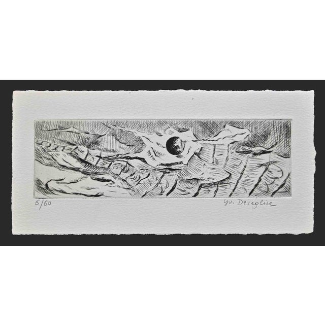 Blowing Wind is an etching on paper realized by Jeannette Deseglise in the 1950s. Hand-signed and numbered, edition of 60...
