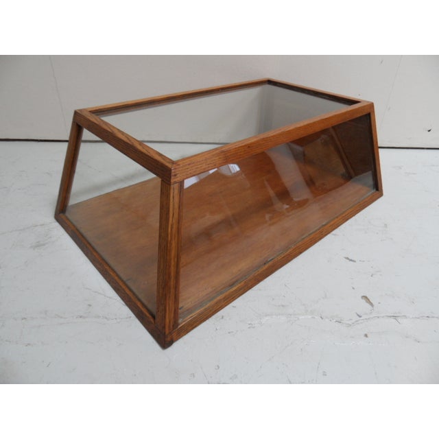 Vintage Oak Bakery Display Cabinet, 1920s For Sale - Image 3 of 8