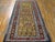Traditional 1870s Yellow Geometric Antique Caucasian Chi-Chi Rug 3'8" X 7'8" Knotted Pile Wool Carpet For Sale - Image 3 of 6