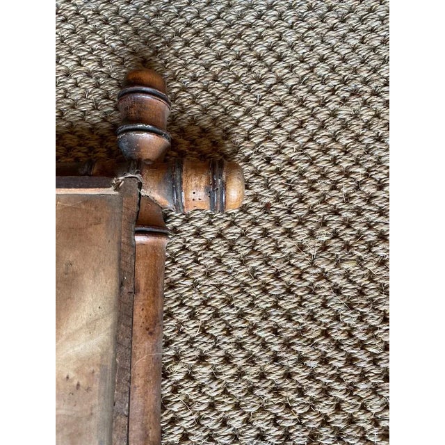 Vintage Faux Bamboo Mirror For Sale - Image 4 of 6