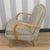 Cocktail Chair in Mottled Gray, 1950s For Sale - Image 4 of 14