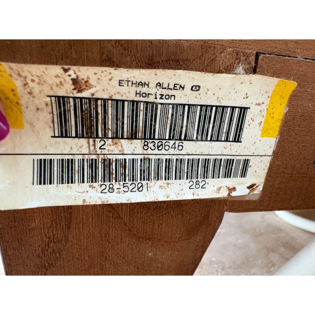 Ethan Allen 46” 3-Drawer Bow Front Dresser. Early 2000s. For Sale In Miami - Image 6 of 6