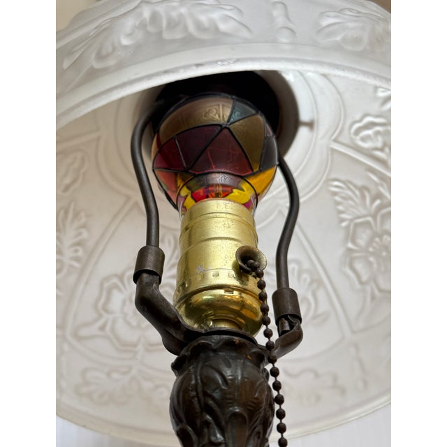 Vintage Victorian Boudoir Table Lamp For Sale In San Francisco - Image 6 of 12
