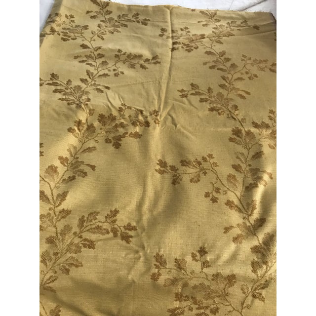 Brunschwig & Fils 3 1/4 Yards of Brunschwig and Fils of Woven Cotton and Silk Brocade Fabric For Sale - Image 4 of 7