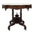 Renaissance Revival Carved Walnut & Marble Turtle Top Table C1890 For Sale - Image 12 of 14