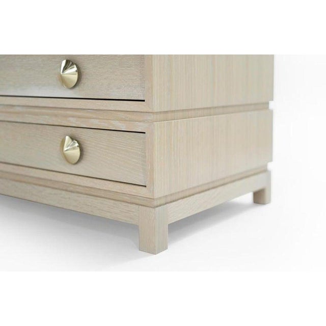 Stacked Dressers in Limed Oak - a Pair For Sale - Image 11 of 16