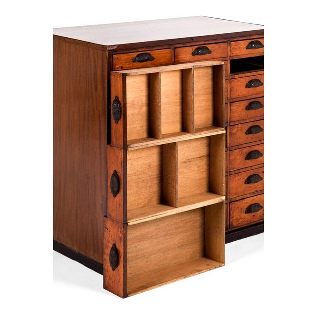 Vintage English Haberdashery Drawers For Sale - Image 11 of 13