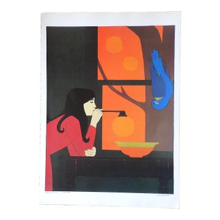 Vintage 20th Century Will Barnet Lithograph "Silent Season - Summer" For Sale