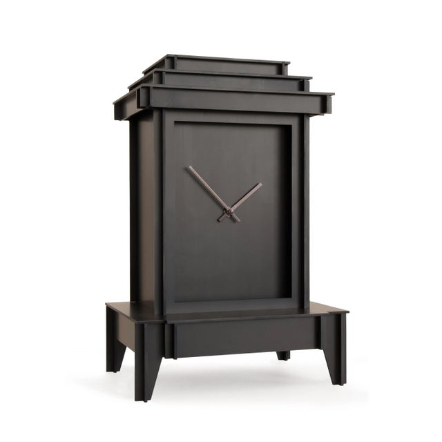 Early 21st Century Anodized One More Time Clock by Kiki Van Eijk & Joost Van Bleiswijk For Sale - Image 5 of 5