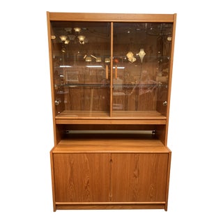 Vintage Used Danish Modern China And Display Cabinets Chairish