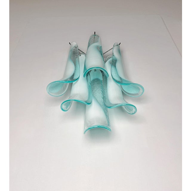 Vintage Italian Murano Wall Lights in the style of Mazzega, 1990, Set of 2 For Sale - Image 4 of 18