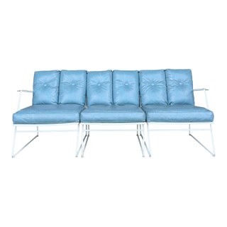 Very Rare Sectional Salterini Outdoor Patio Sofa Maurizio Tempestini For Sale
