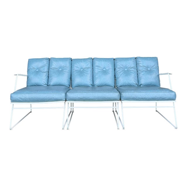 Very Rare Sectional Salterini Outdoor Patio Sofa Maurizio Tempestini For Sale