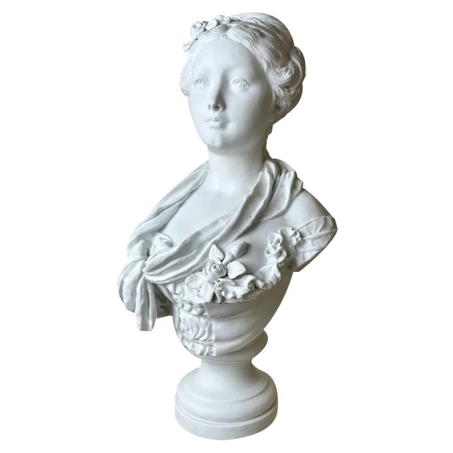After Carrier-Belleuse, Bust, 1900, Bisque For Sale