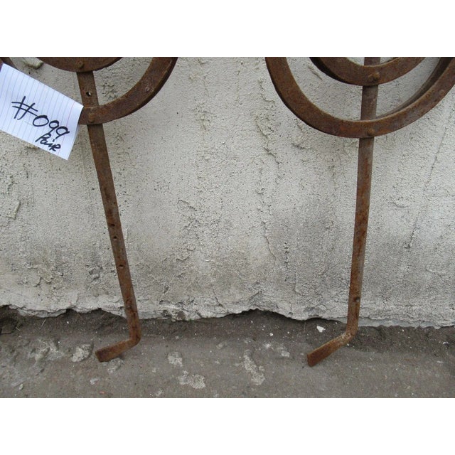 Victorian Iron Gate Window Door #099 For Sale - Image 4 of 6