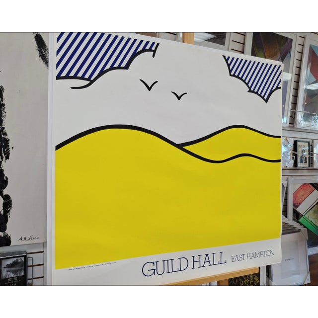 An original screenprint on wove paper by American artist Roy Lichtenstein (1923-1997) titled "Guild Hall East Hampton"....
