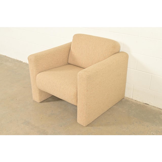 Thayer Coggin Milo Baughman for Thayer Coggin Mid-Century Modern Upholstered Lounge Chair, 1970s For Sale - Image 4 of 12