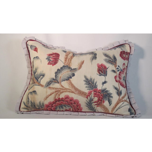 Mary Jane McCarty Designs 1920s Printed Linen Pillow For Sale - Image 4 of 4
