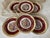 1940's Mythological Scene Plates, Cico Bavaria Germany, Ruby & Gold, Set of 6 For Sale - Image 14 of 17