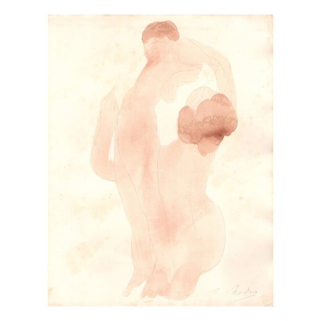 Rodin, Tu ne diras pas cela\., Nude, Original Lithograph, 1902 For Sale