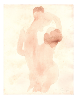 Rodin, Tu ne diras pas cela\., Nude, Original Lithograph, 1902