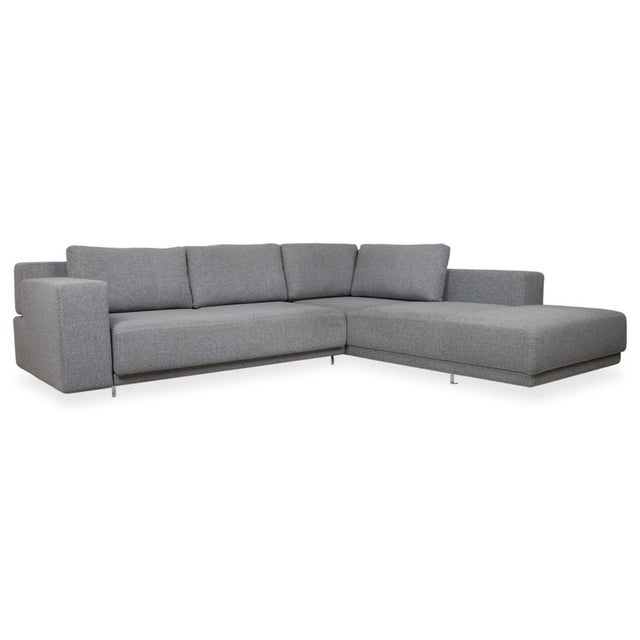 Large Blue Fabric Corner Sofa from Walter Knoll For Sale - Image 16 of 16