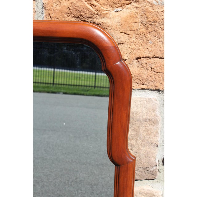 1970s Henkel-Harris Wild Black Cherry Mirror For Sale - Image 5 of 16