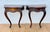 French Louis XV Style Walnut Wall-Mounted Bedside Tables, 1930, Set of 2 For Sale - Image 11 of 16