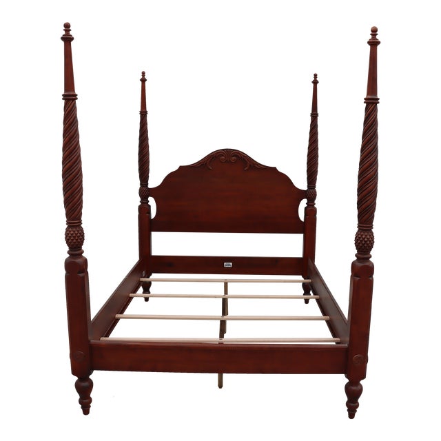 Ethan Allen British Classics Queen Plantation Poster Bed Chairish