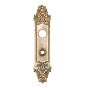 Antique 12.875 In. Yale & Towne Louis XV Door Entry Back Plate