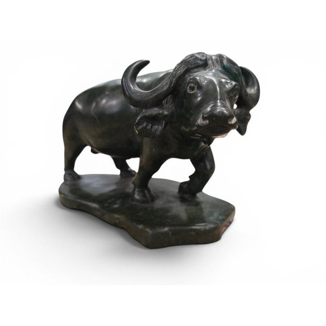 Hand-Carved Serpentine Sculpture by Fabian Musiwa, Zimbabwe, 1970s For Sale - Image 10 of 12