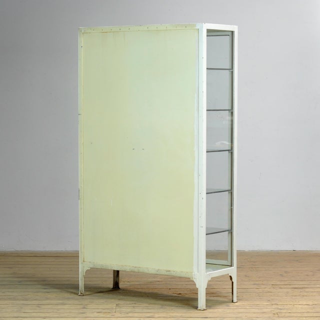 Vintage Iron Medicine Cabinet, 1930s For Sale - Image 11 of 12