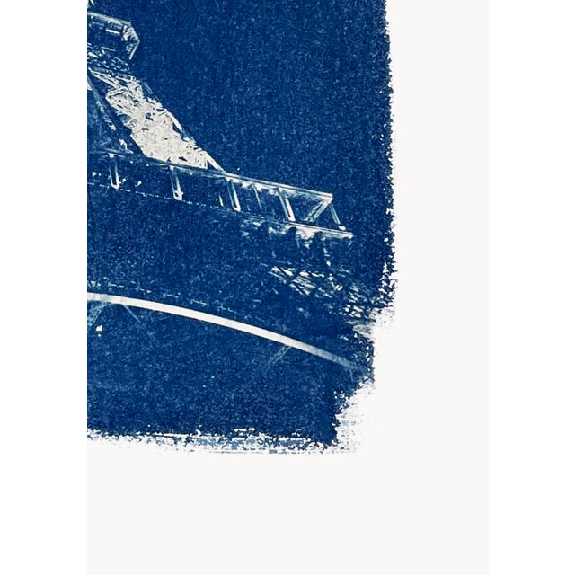 Not Yet Made - Made To Order “Full Moon and Eiffel Tower" Giclee From Cyanotype by CKB For Sale - Image 5 of 6