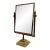 1960’s Vintage Brass Swing Vanity Mirror/ Sold For Sale
