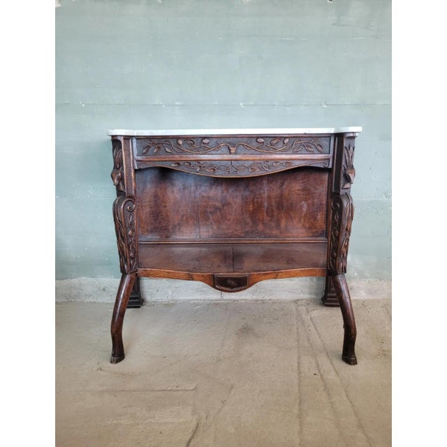 Vintage Art Nouveau Console Table For Sale - Image 14 of 14