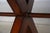 Large Rustic Style X Base Trestle Dining Table For Sale - Image 10 of 14