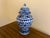 Chinoiserie Late 20th Century Chinoiserie Blue and White Porcelain Ginger Jar For Sale - Image 3 of 8