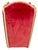 1970s Vintage Italian Hollywood Regency Pink Velvet Magazine Book Holder For Sale - Image 5 of 17