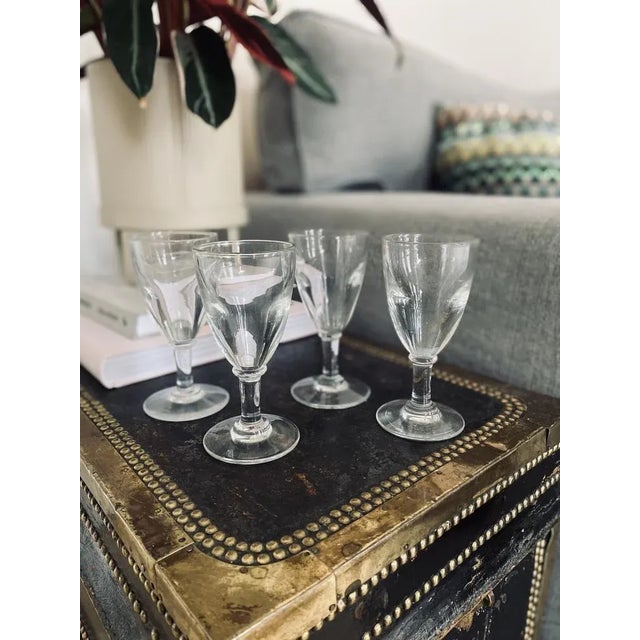 French Pastis Glasses, 1900s, Set of 4 For Sale - Image 4 of 11