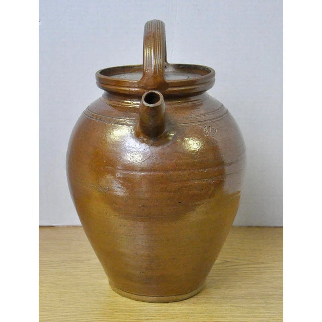 French Vintage French Stoneware Pot For Sale - Image 3 of 9