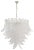 Murano Glass Crystal Color Suspension Chandelier, Italy, 1990s For Sale