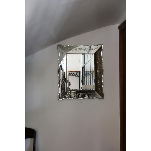 Venetian Beveled Mirror, 1940s-1950s For Sale - Image 15 of 15