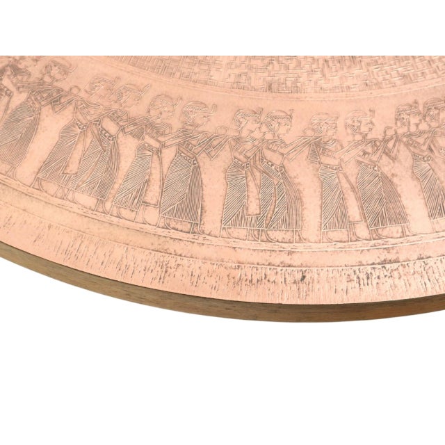 Vintage Brutalist Coffee Table by VAD Trævarefabrik, 1970s For Sale - Image 6 of 7