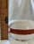 Mid Century Modern White Round Vase Made in Portugal For Sale - Image 4 of 7