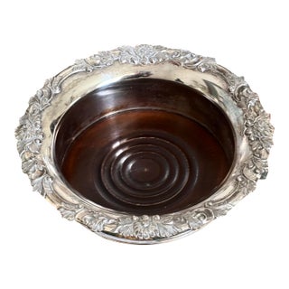 Antique English Coaster SilverPlate Wine Bucket For Sale