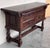 Spanish Console Chest Table With Four Carved Drawers and Original Hardware For Sale - Image 4 of 10