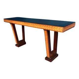 Art Deco Italian Console Table attributed to Osvaldo Borsani, 1940s For Sale