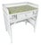 This unique antique wicker rattan desk offers a touch of whimsy with its mosaic tile top featuring 3 dragonflies. It can...